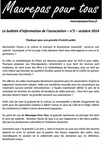 bulletin info n°2